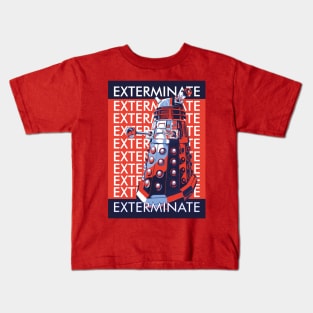 DALEK EXTERMINATE Kids T-Shirt